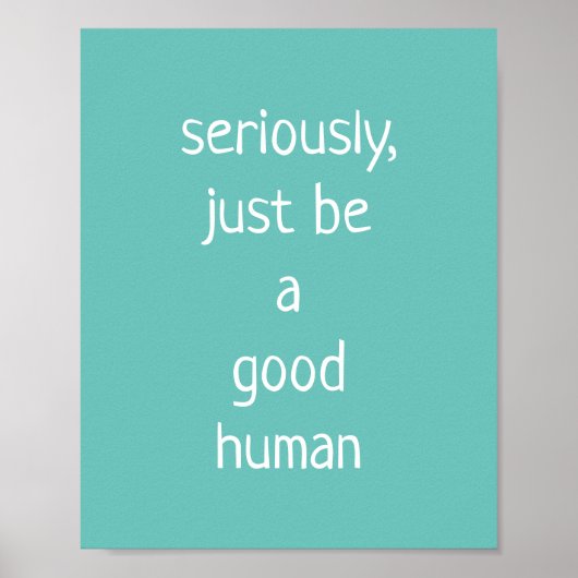 真面目に善人である ポスター (正面)