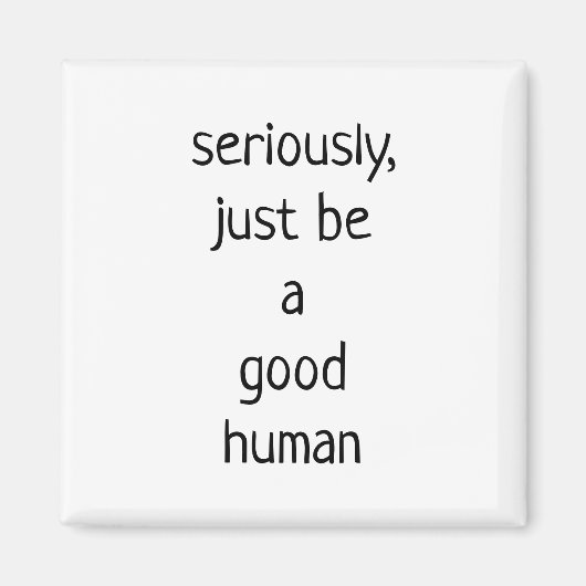 真面目に善人である マグネット (正面)