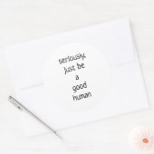 真面目に善人である ラウンドシール (封筒)