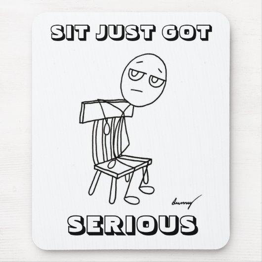 真面目に得マウスパッドする マウスパッド (正面)