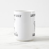 真面目に得座る コーヒーマグカップ (中央)