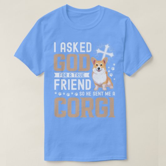 真頼の友の為の神Corgi416 Tシャツ (デザイン正面)