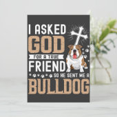 真頼の友よ私の犬ブルドッグ 招待状 (スタンド正面)