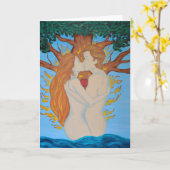 "真髄"の挨拶状 カード (黄色い花)