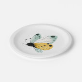 眠いお洒落蝶 ペーパープレート (アングル)