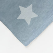 眠いくまの花柄の星の女の子のフリースブランケット フリースブランケット (角)