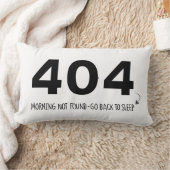 眠いくもの巣設計者向けのメッセージ404および301 ランバークッション (ブランケット)