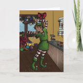 眠いエルフ カード (正面)