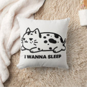 眠いキャットクッション クッション (ブランケット)