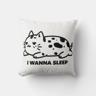 眠いキャットクッション クッション