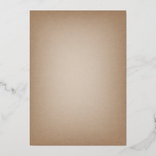 眠いクマかわいい星カードストック赤ちゃんシャワー 箔招待状 (裏面)