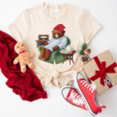 眠いクマ:冬眠時間過ぎてるTシャツ Tシャツ
