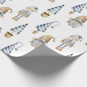 眠いクリスマスの格言及び木のデザイン ラッピングペーパー (角)