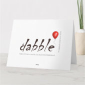 眠いクリスマスヒッポトリオクリスマスカード カード (裏面)