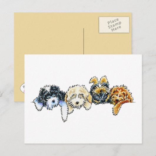 眠いコカポス ポストカード (正面/裏面)