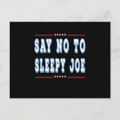 眠いジョーにノーと言う ポストカード (正面)
