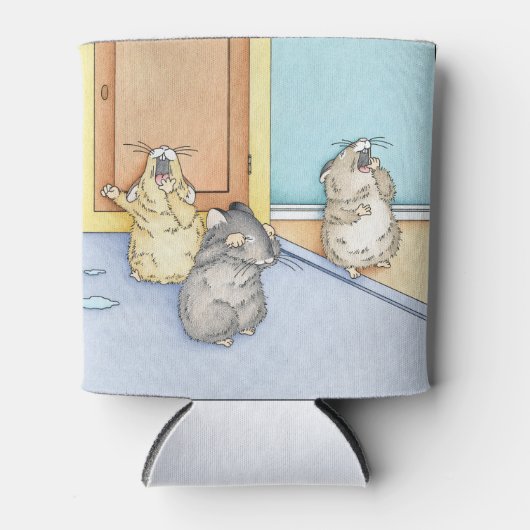 眠いハムスター 缶クーラー (正面)