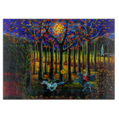 眠いハロウィンの頭のない騎手は神聖化します カッティングボード (正面)