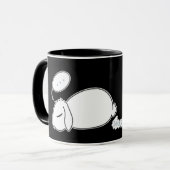 眠いバニーのStewieのロゴのマグ マグカップ (正面左)