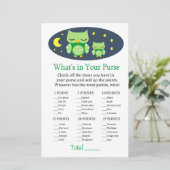 眠いフクロウあなたの財布ゲームのベビーシャワーに何がある (スタンド正面)