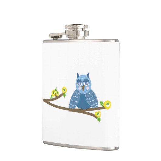 眠いフクロウ フラスク (左)