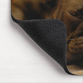 眠いフレンチ・ブルドッグ マウスパッド (コーナー)