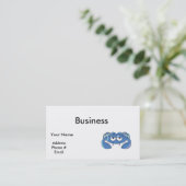 眠いブルーガニ 名刺 (スタンド正面)