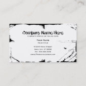 眠いヘッドロットワイラーの子犬 名刺 (裏面)