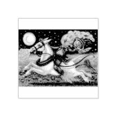 眠い中空のかかし、ハロウィーンゴムスタンプ ラバースタンプ (インプリント)