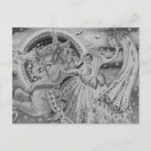 眠い中空のヘッドレスホースマンパロミノの花嫁 シーズンポストカード (正面)