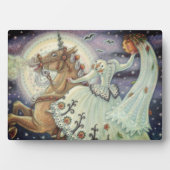 眠い中空のヘッドレスホースマンパロミノの花嫁 フォトプラーク (正面)