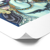 眠い中空ウィッチユニコーンフクロウ、ハロウィンファンタジー ポスター (角)