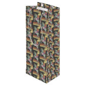 眠い中空サーカスピエロ、ユニコーンゼブラワインバッグ ワインギフトバッグ (裏面アングル)