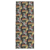 眠い中空サーカスピエロ、ユニコーンゼブラワインバッグ ワインギフトバッグ (裏面)