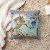 眠い中空ハロウィーン装飾用クッションの花嫁 クッション (ブランケット)