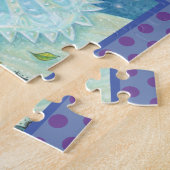 眠い中空パロミノハロウィーンパズルの花嫁 ジグソーパズル (側面)