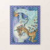 眠い中空パロミノハロウィーンパズルの花嫁 ジグソーパズル (縦)