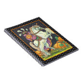 眠い中空ヘッドレスホースウーマンハロウィーン ノートブック (右側)