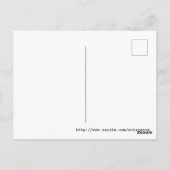 眠い中空ヘッドレスホースマンとイシャボッド ポストカード (裏面)