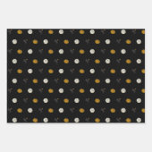 眠い中空ヘッドレスホースマンハロウィン不気味イン ラッピングペーパーシート (正面)