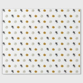 眠い中空ヘッドレスホースマンハロウィン不気味イン ラッピングペーパー (フラット)