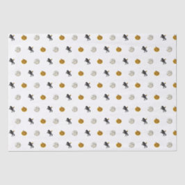 眠い中空ヘッドレスホースマンハロウィン不気味イン 薄葉紙