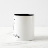 眠い中空ヘッドレスホースマン ツートーンマグカップ (中央)