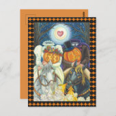 眠い中空結婚の、頭のない馬乗り男のハロウィーン ポストカード (正面/裏面)