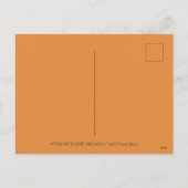 眠い中空、頭のないゴシック様式の魔女、ユニコーン、フクロウ シーズンポストカード (裏面)