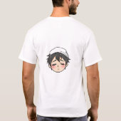 眠い人間のナイトキャップ Tシャツ (裏面)