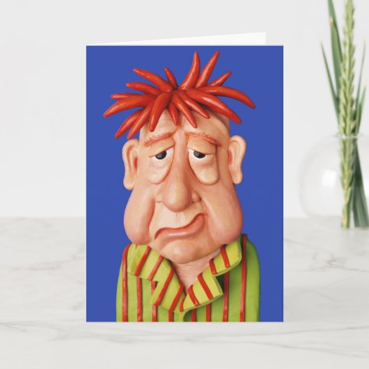 眠い人 カード (正面)