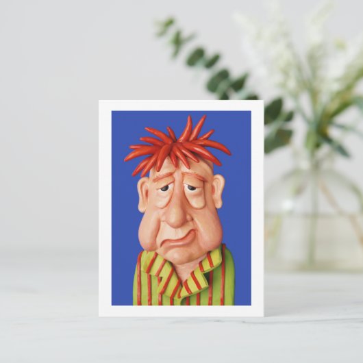 眠い人 ポストカード (スタンド正面)