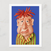 眠い人 ポストカード (正面)