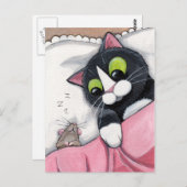 眠い仲間 ポストカード (正面/裏面)